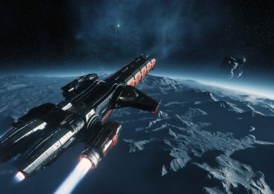 Caterpillar over Delamar