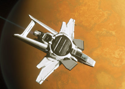 Anvil Hornet over Daymar