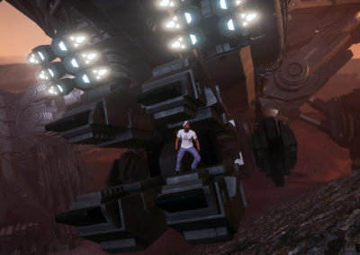 A Reclaimer landed on Hurston
