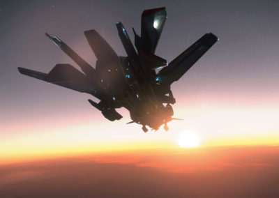 Retailator in the sky of Hurston