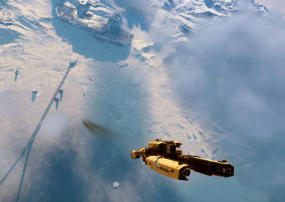 Drake Vulture above New Babbage