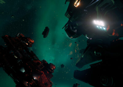 Reclaimer at work